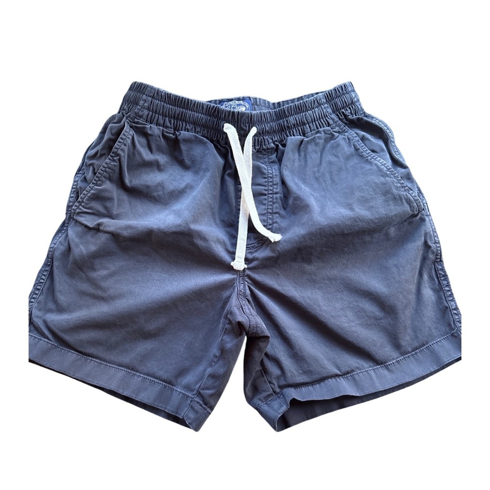 J. Crew Navy Blue Dock Shorts Elastic Drawstring Waist Cotton Stretch XS